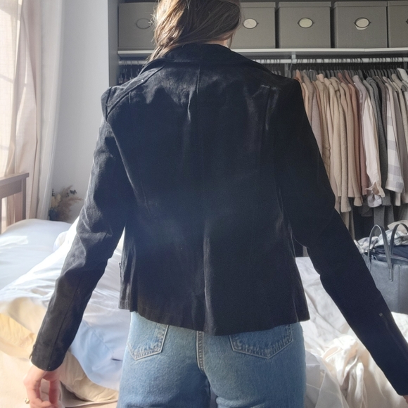 Real leather suede jacket - Picture 6 of 8